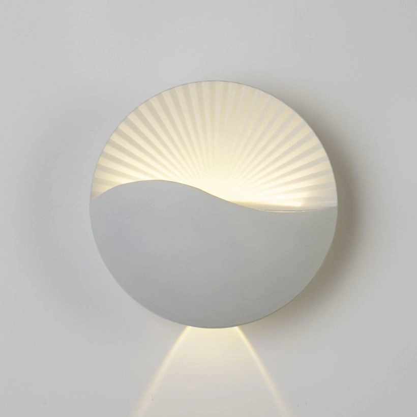 Modern wall lamp Sunrise white