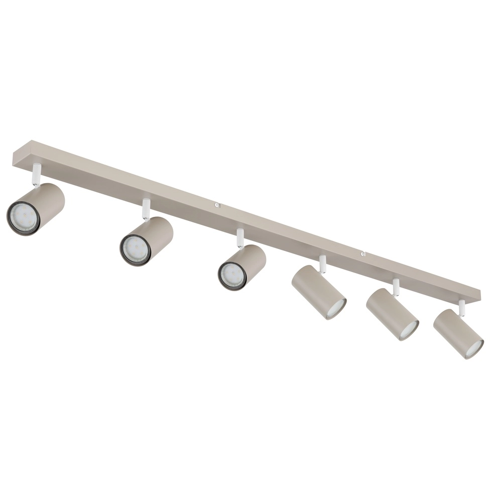6-light ceiling lamp Robby sand brown Globo 9007371575442