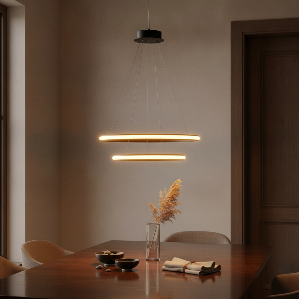 Design pendant lamp Aries black Ø 59cm Lyora 5212017419835