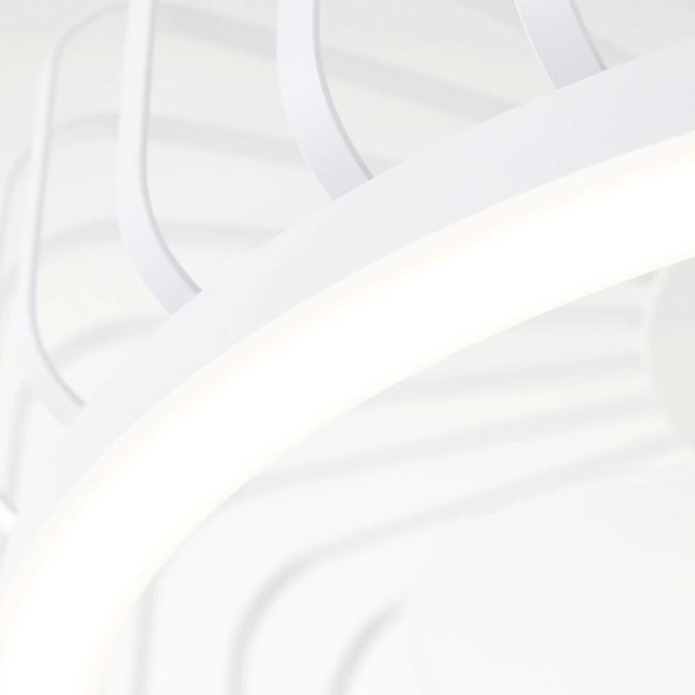 Wire lamp ceiling fan Capo white Brilliant 4004353453427