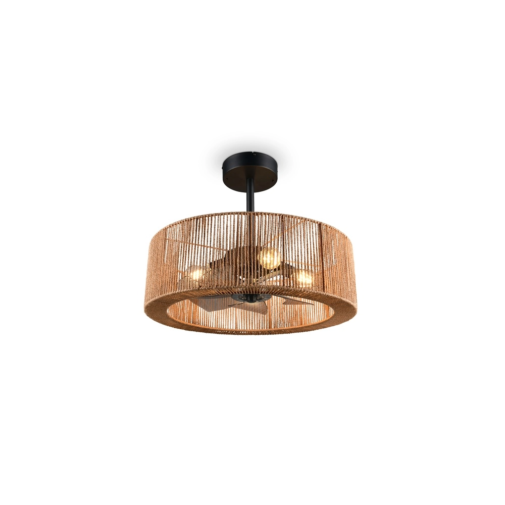 Rattan fan Smillum Ø 61cm Trio 4017807688139