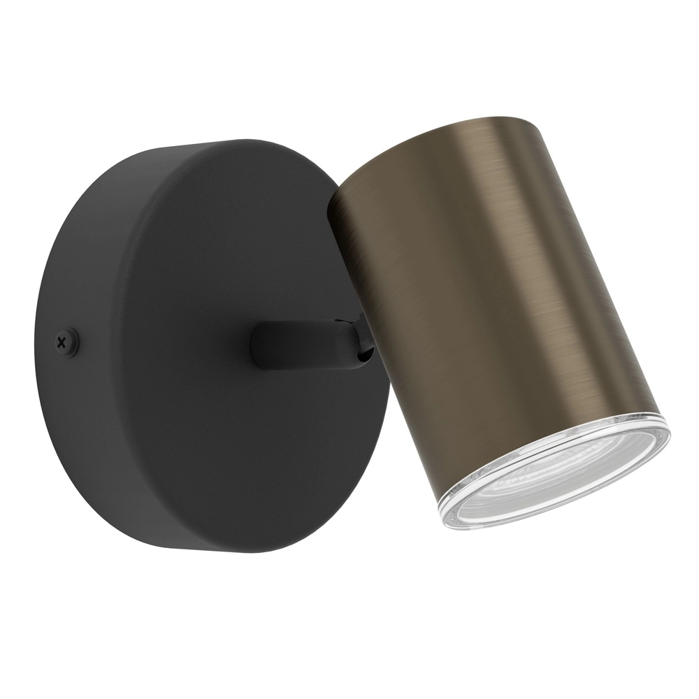 Bathroom spotlights Consuma 1 GU10 - black with bronze