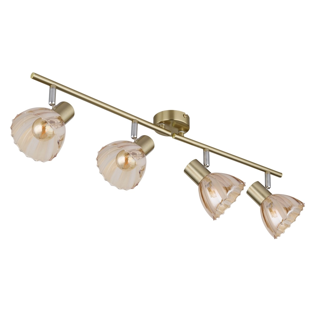 Ceiling lamp 4-lights Zachery Gold Globo 9007371531509