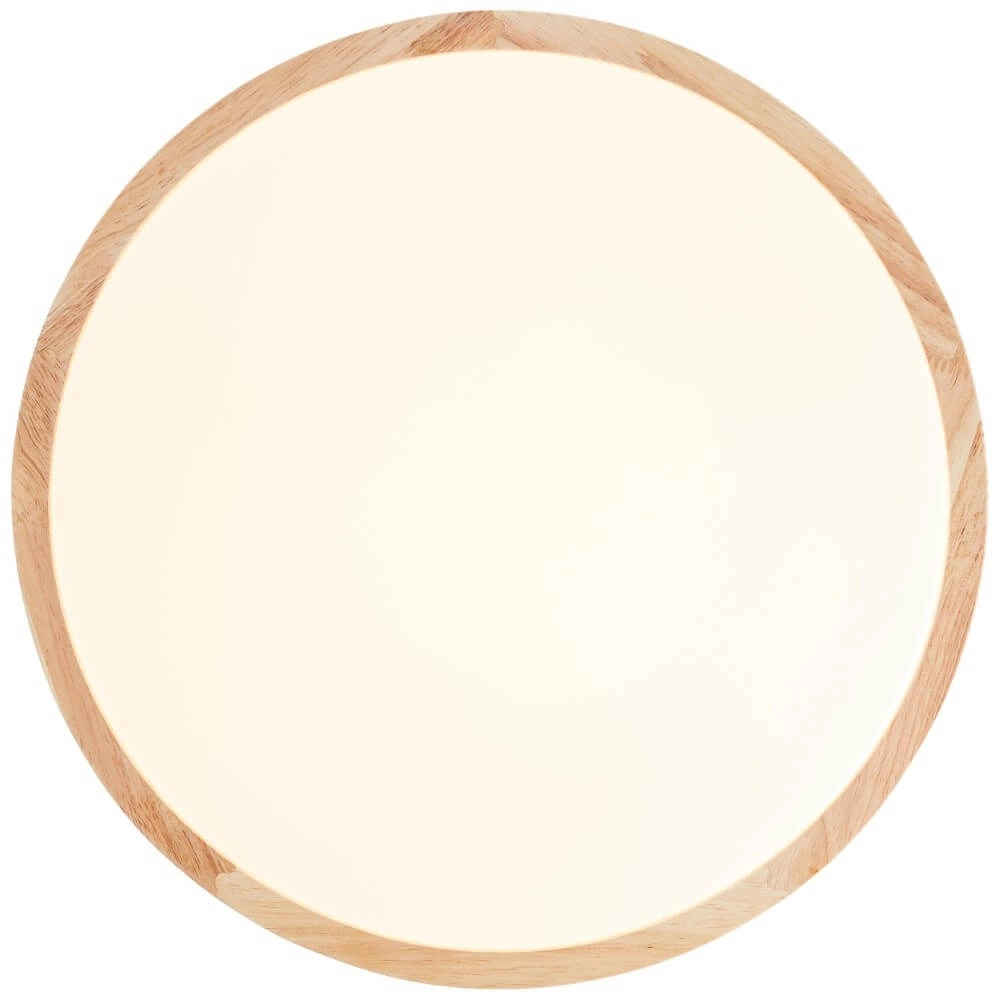 Wooden ceiling light Laskos Ø 38cm Brilliant 4004353396236