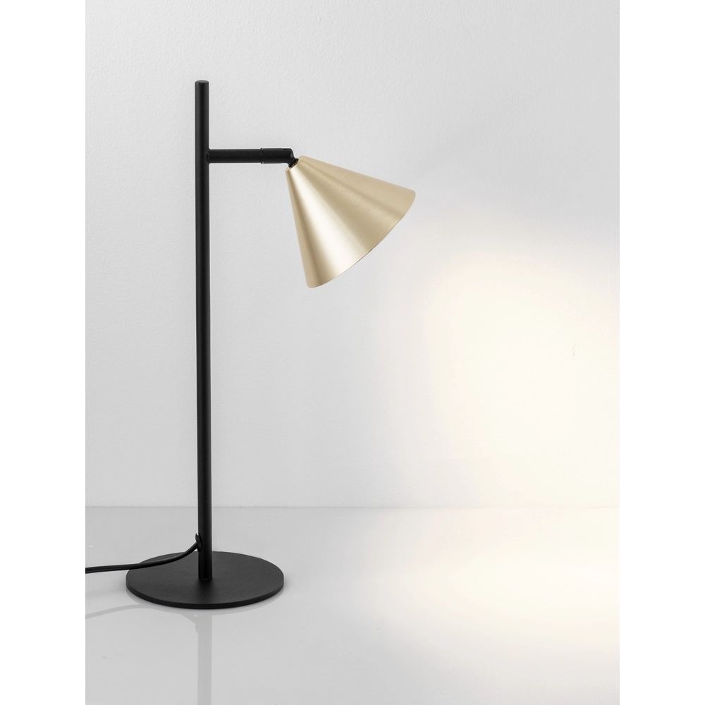 Table lamp Conico black with gold Lyora 5212017475459