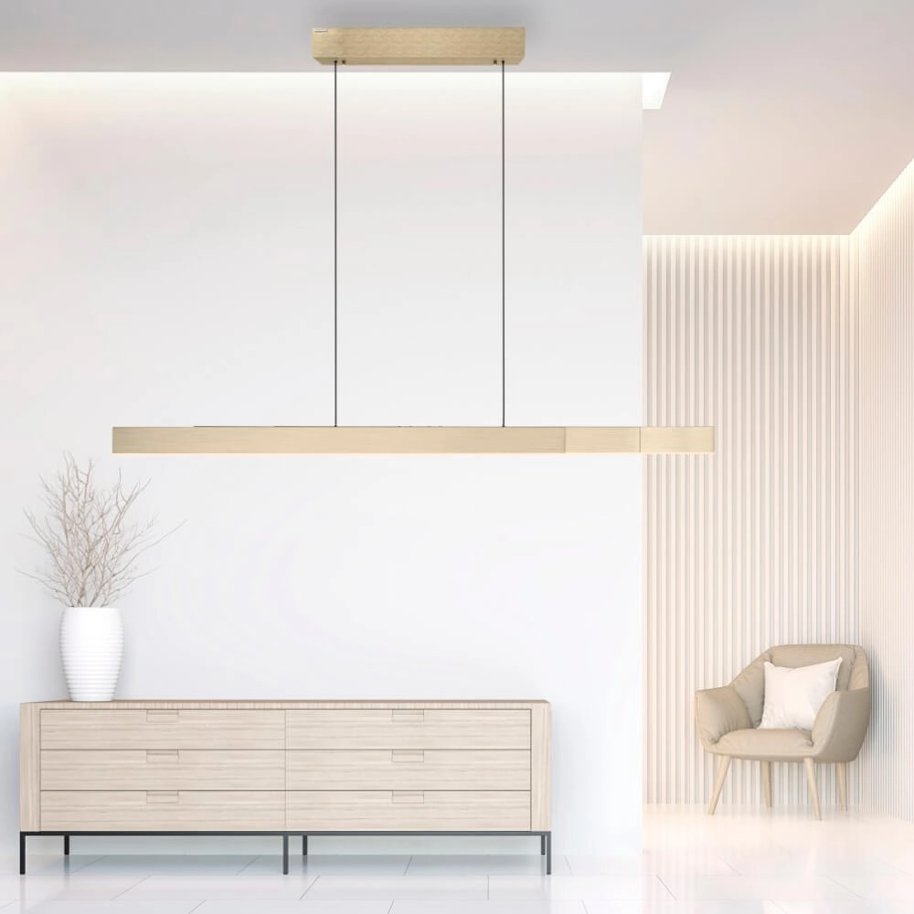 Design hanging lamp Pure Moto-Rise brass Paul Neuhaus 4012248371626