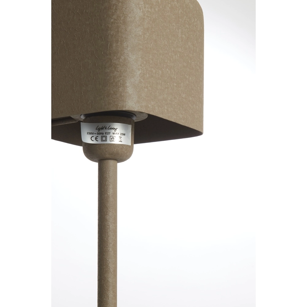 Bedside Lamp Elenie 13x13cm - matte dark brown Light & Living 8717807818685