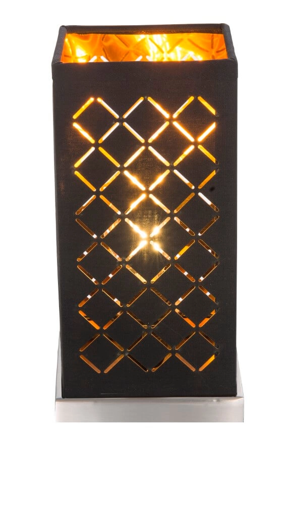 Designer table lamp Clarke 25cm square