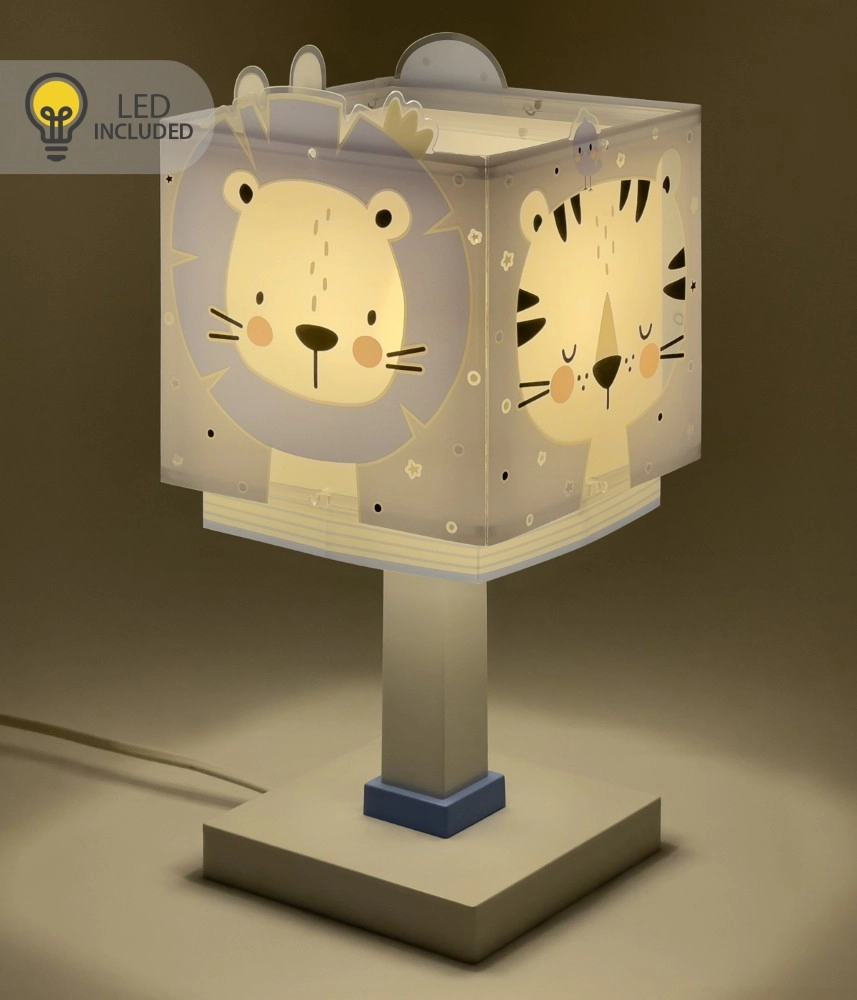 Children's room table lamp Baby Jungle blue Dalber 8420406002408