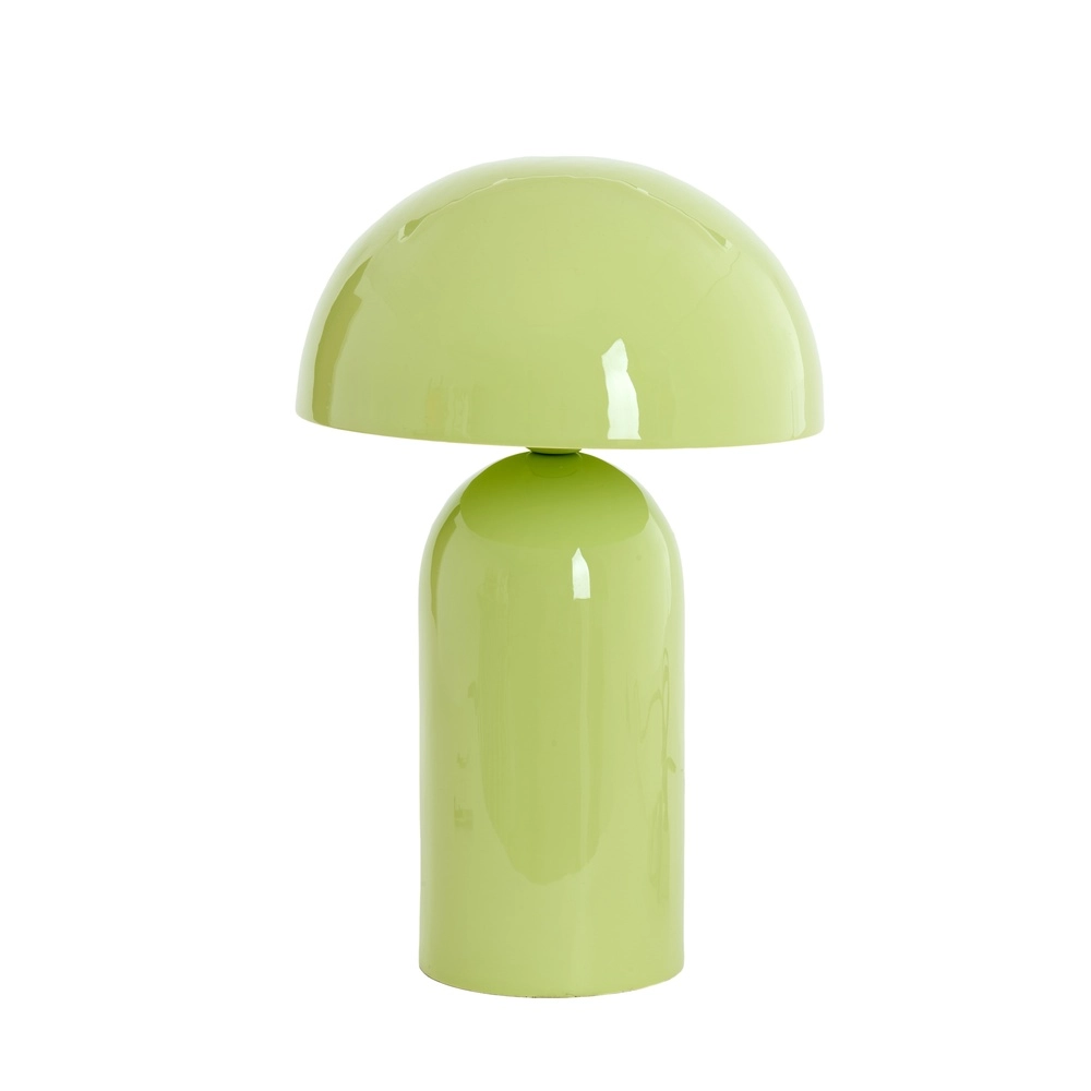 Mushroom table lamp Tolima gloss light green - Ø 23cm