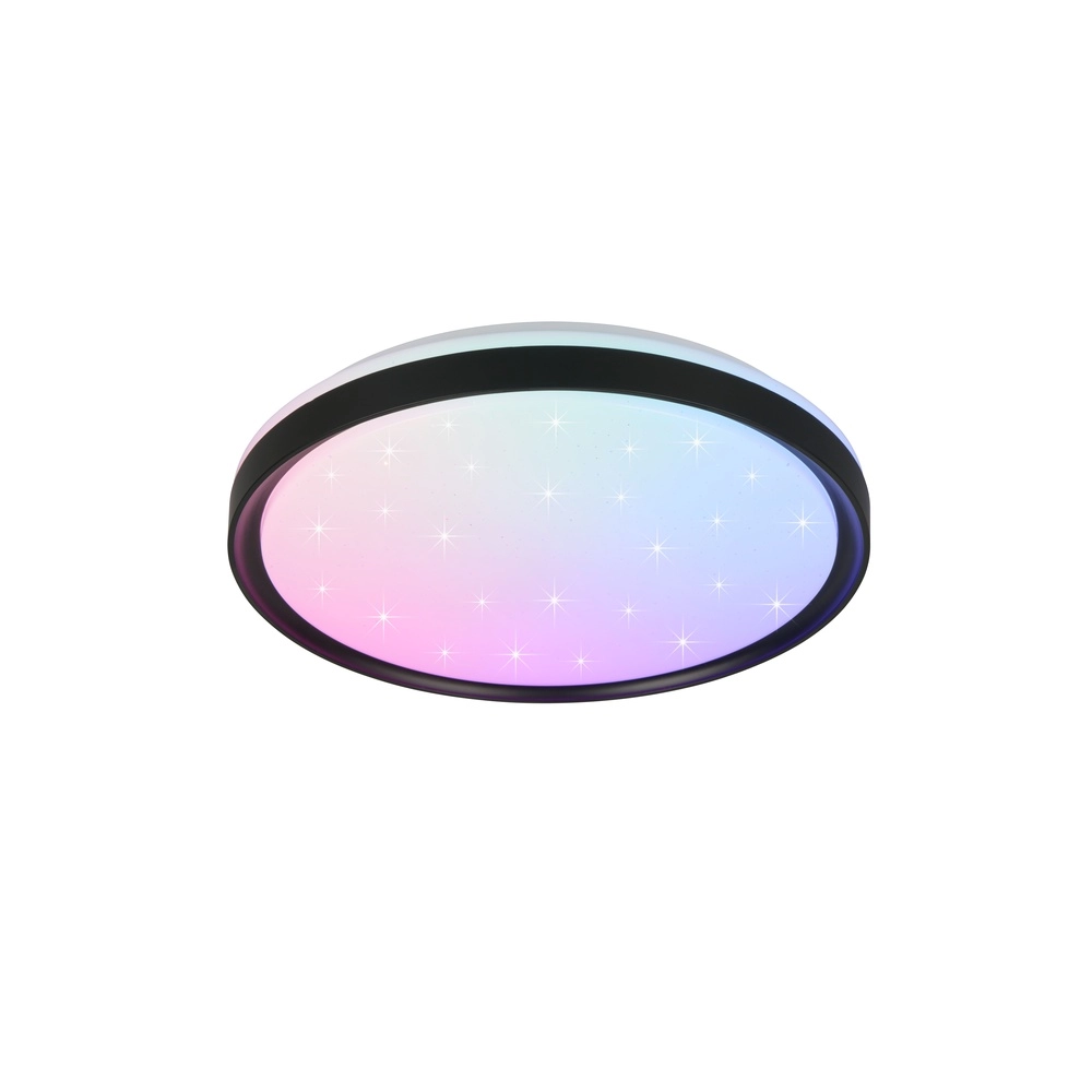 Ceiling light Solit Black with star effect