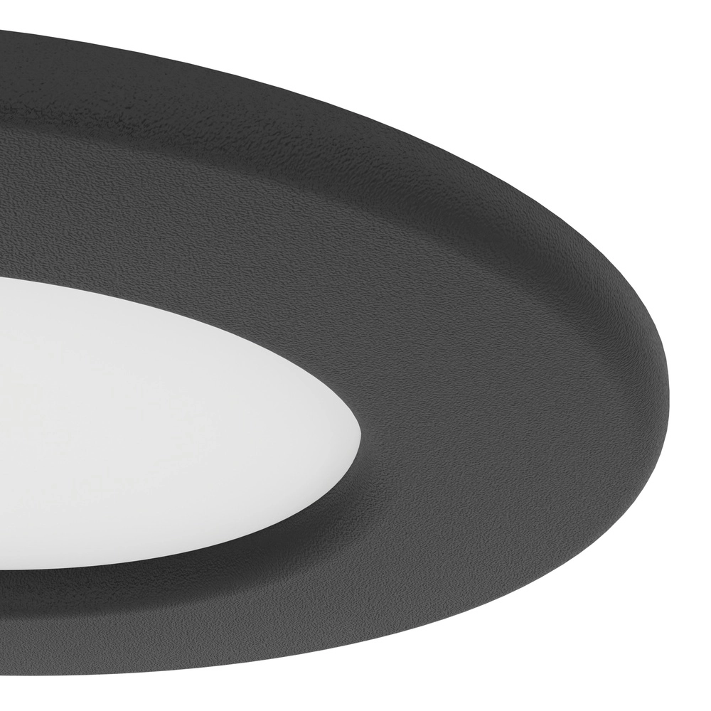 Recessed spotlight Fueva 6 round - black - Ø 8,8cm Eglo 9008606330676