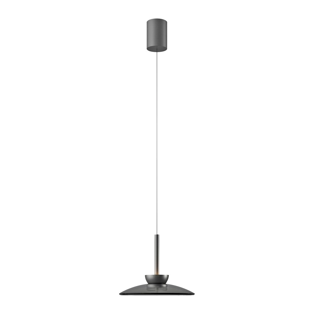 Pendant lamp Ø 32cm Pure Moon with smoke glass Paul Neuhaus 4012248386293
