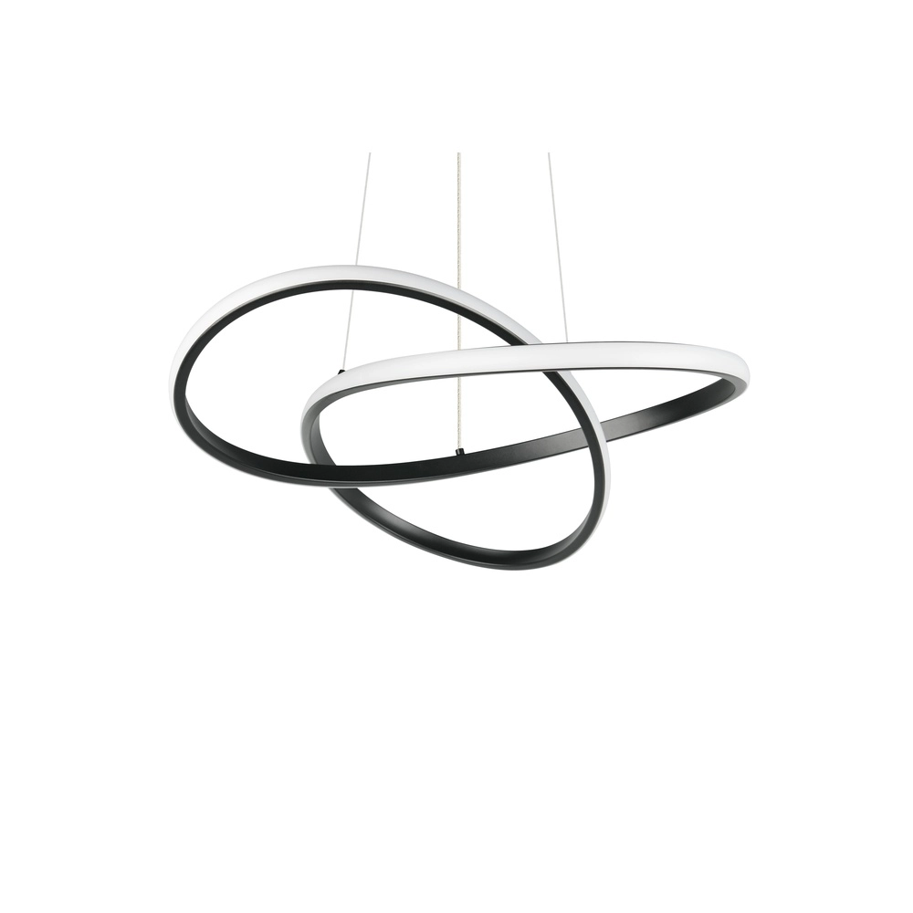 Design pendant lamp Mansa Black Trio 4017807682144