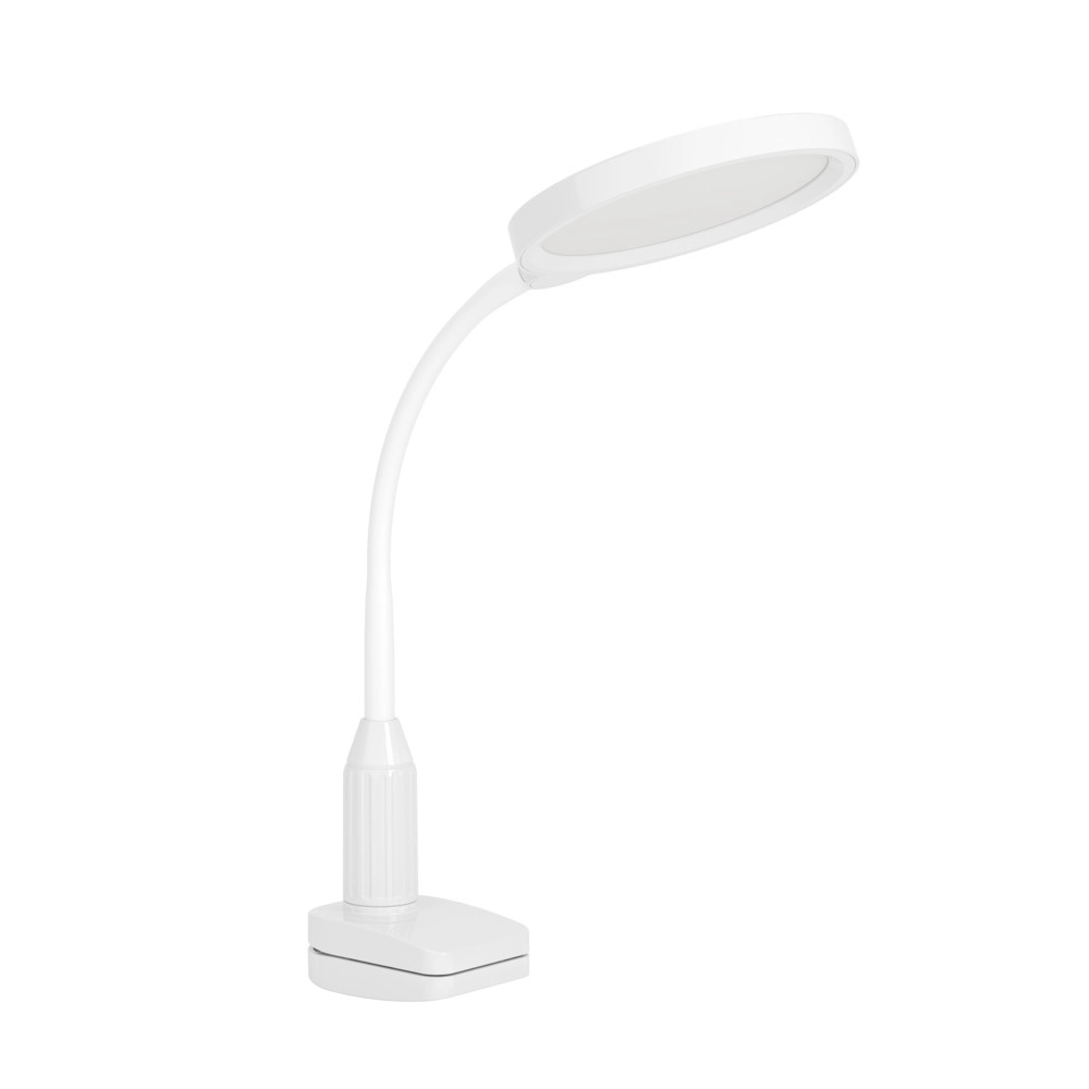 Clamp lamp Lauro white