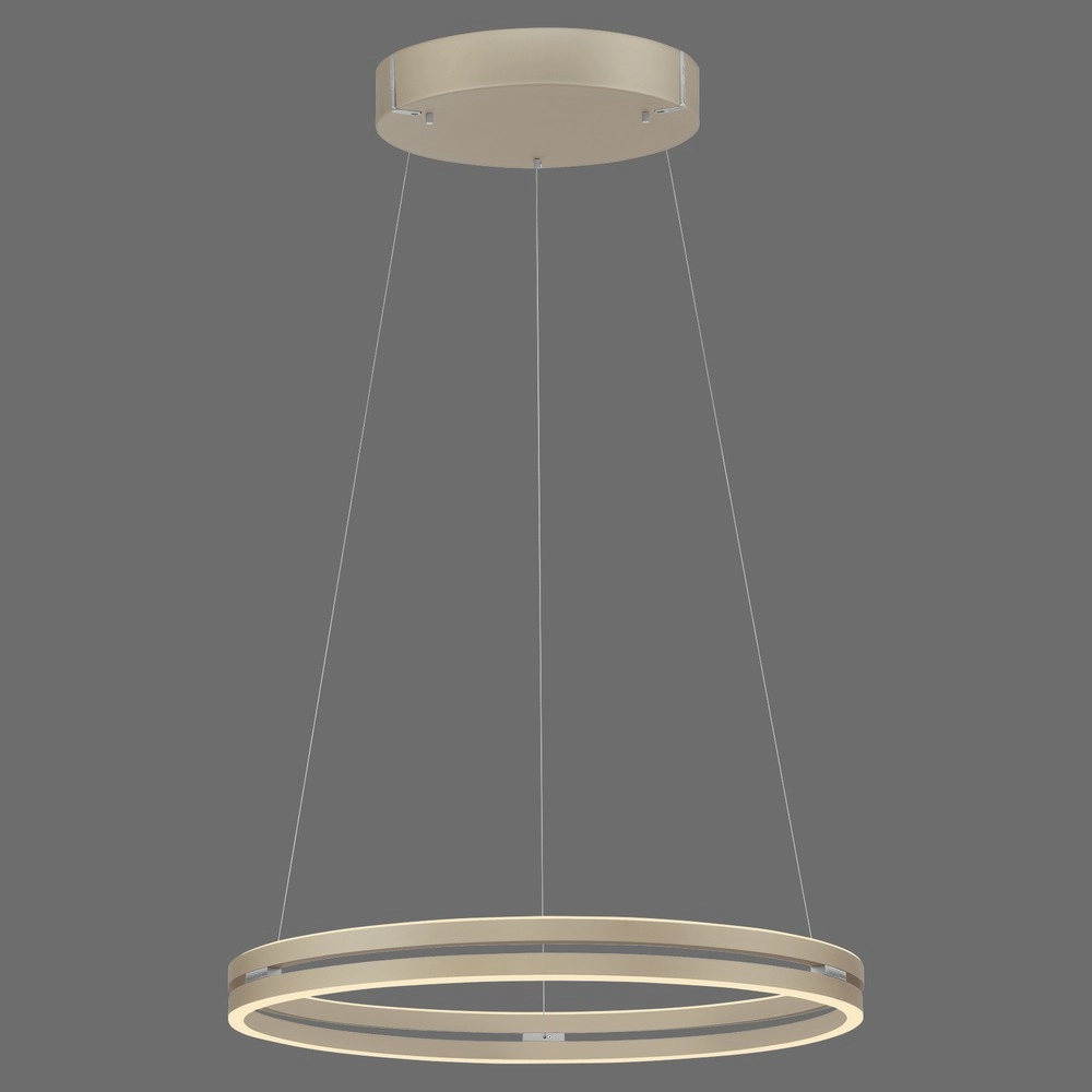 Office pendant lamp Pure E-Loop bronce - Ø 70cm