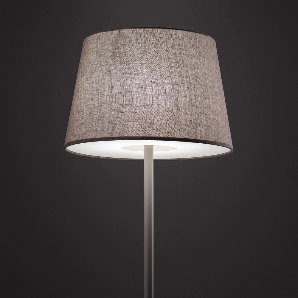 Floor lamp Tutoia sand brown Ø 46cm Lyora 5903139116831