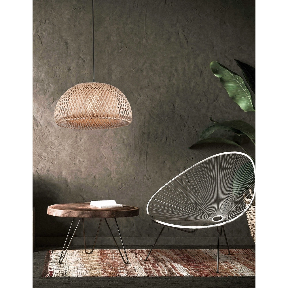 Rattan pendant lamp Scarlet Ø 39cm