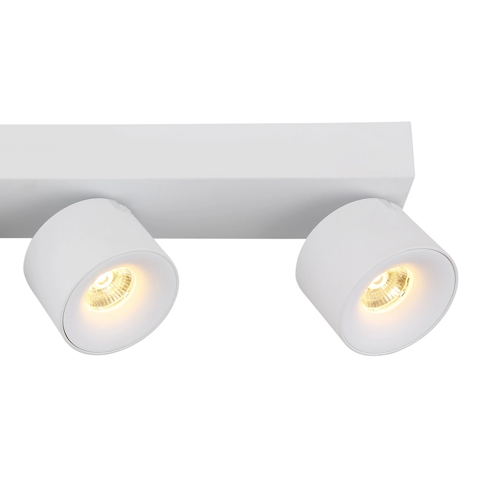 Sleek ceiling lamp Rae 4-light white Globo 9007371447657