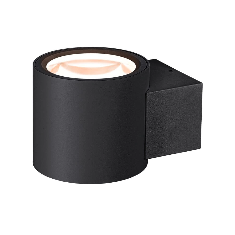 Dim-to-warm wall spot Oculus black SLV 4024163263863