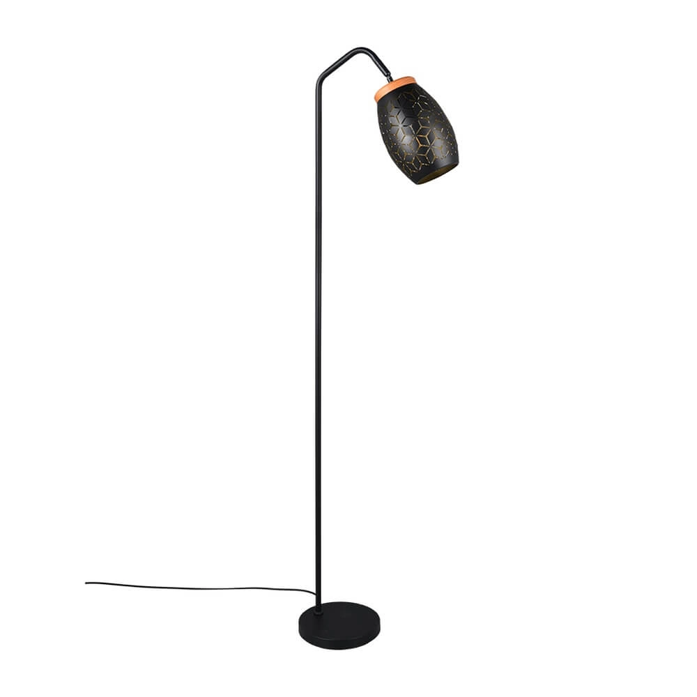 Floor lamp Bidar black Trio 4017807629972