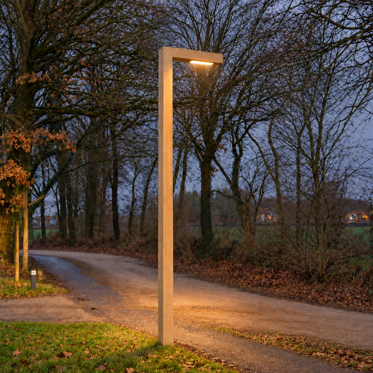 Wooden lantern Angelo Accoya - 3M - PH08 - 3000K