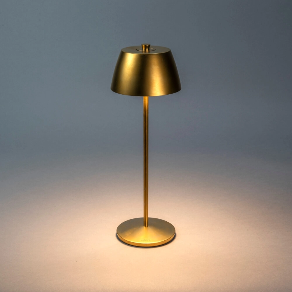 Rechargeable table lamp Eze gold KonstSmide 7318308408019
