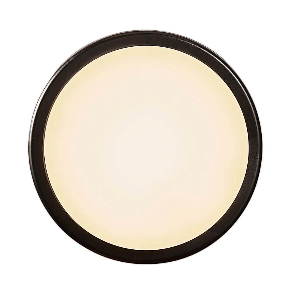 Black wall lamp Cuba Outdoor round Ø 17.5cm Nordlux 5704924004711