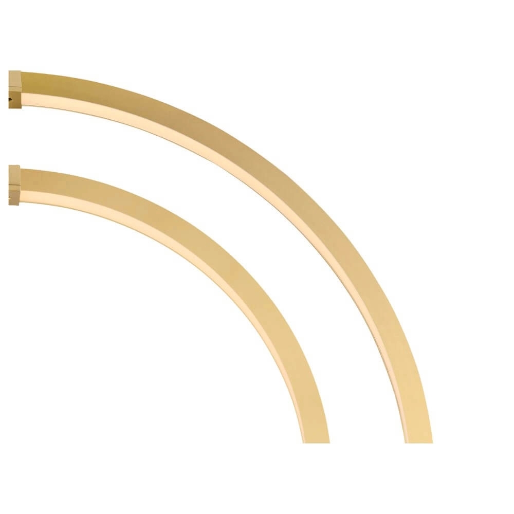 Office pendant lamp One Vertical LED - brass SLV 4024163291538