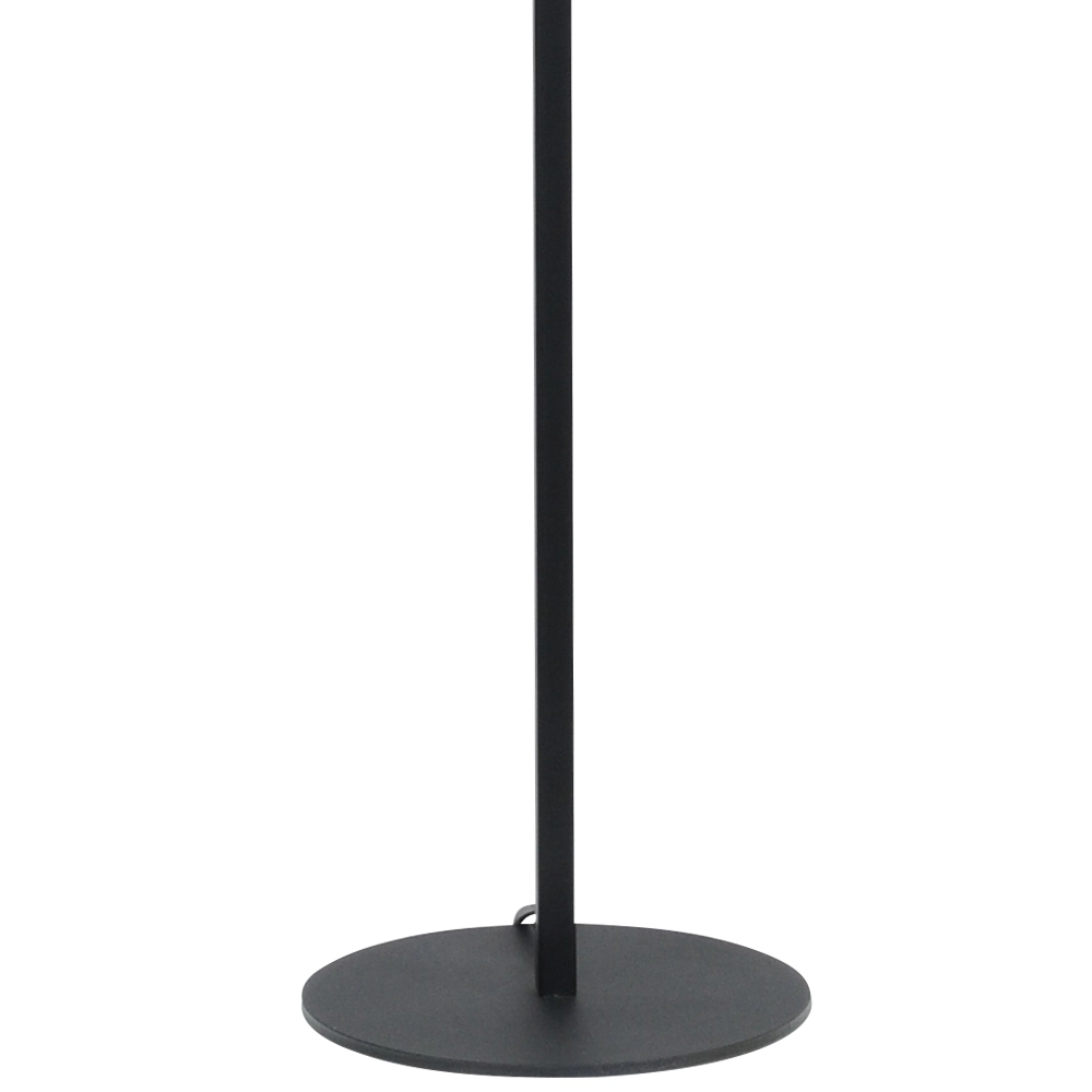 Black floor lamp Venus 150cm with olive green lampshade Masterlight 8718121204222