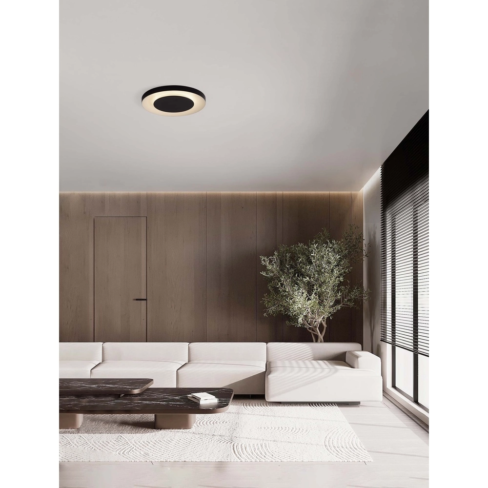 Ceiling lamp Pada black Ø 60cm Lyora 5212017463319
