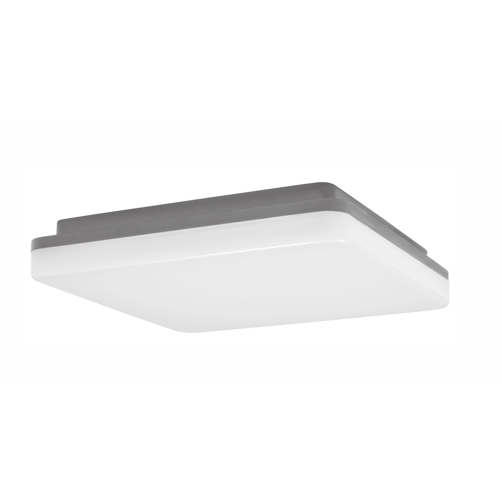 Square ceiling lamp Tommy 28 x 28cm grey