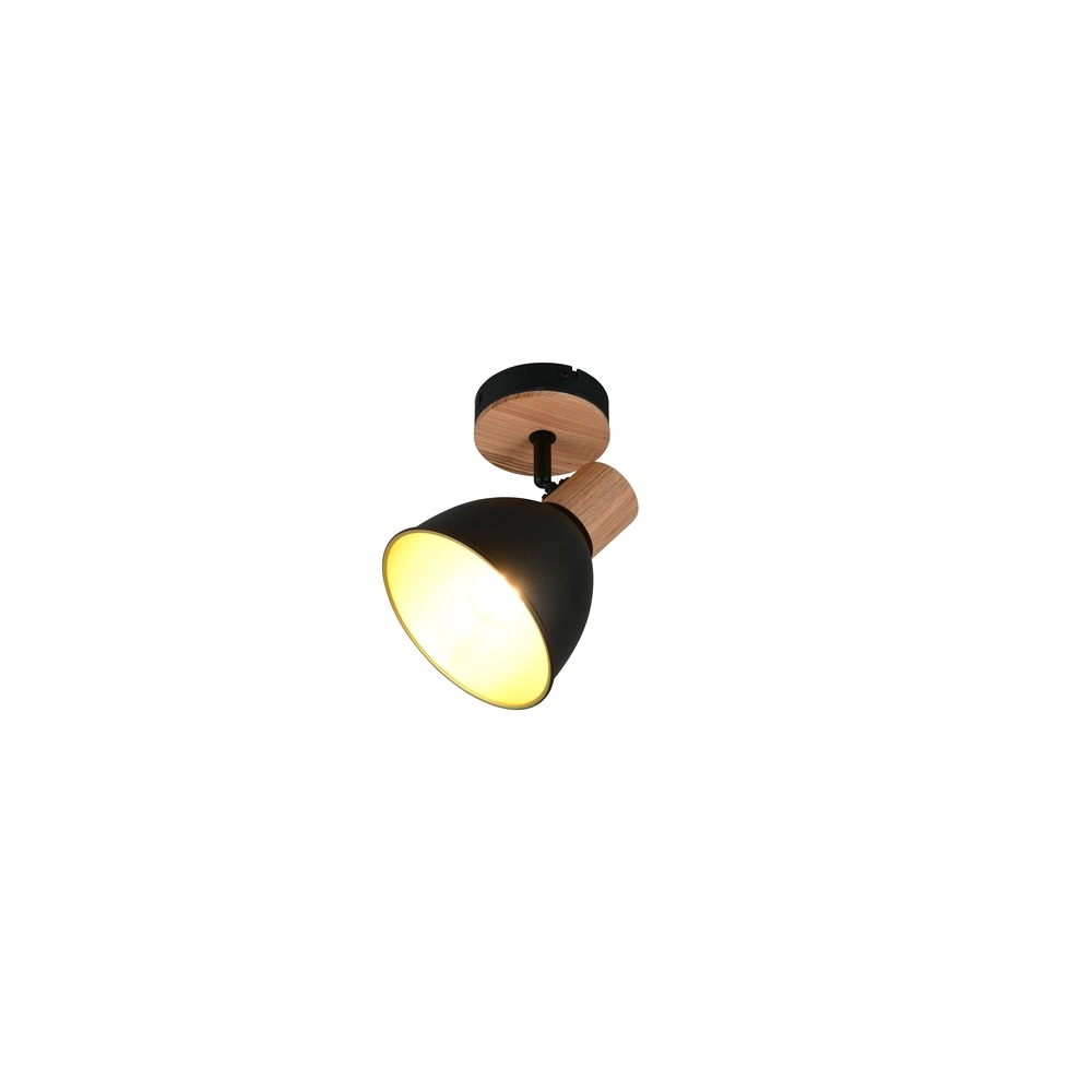 Ceiling lamp Delume Single Black Trio 4017807672237