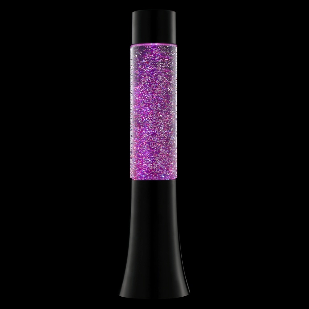 Lava lamp Glitter-Tower Black