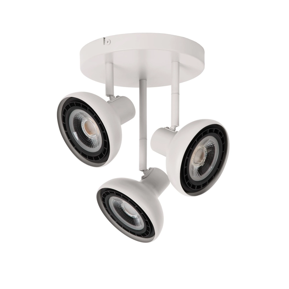 Ceiling lamp 3-lights Sensas white design GU10 ES111