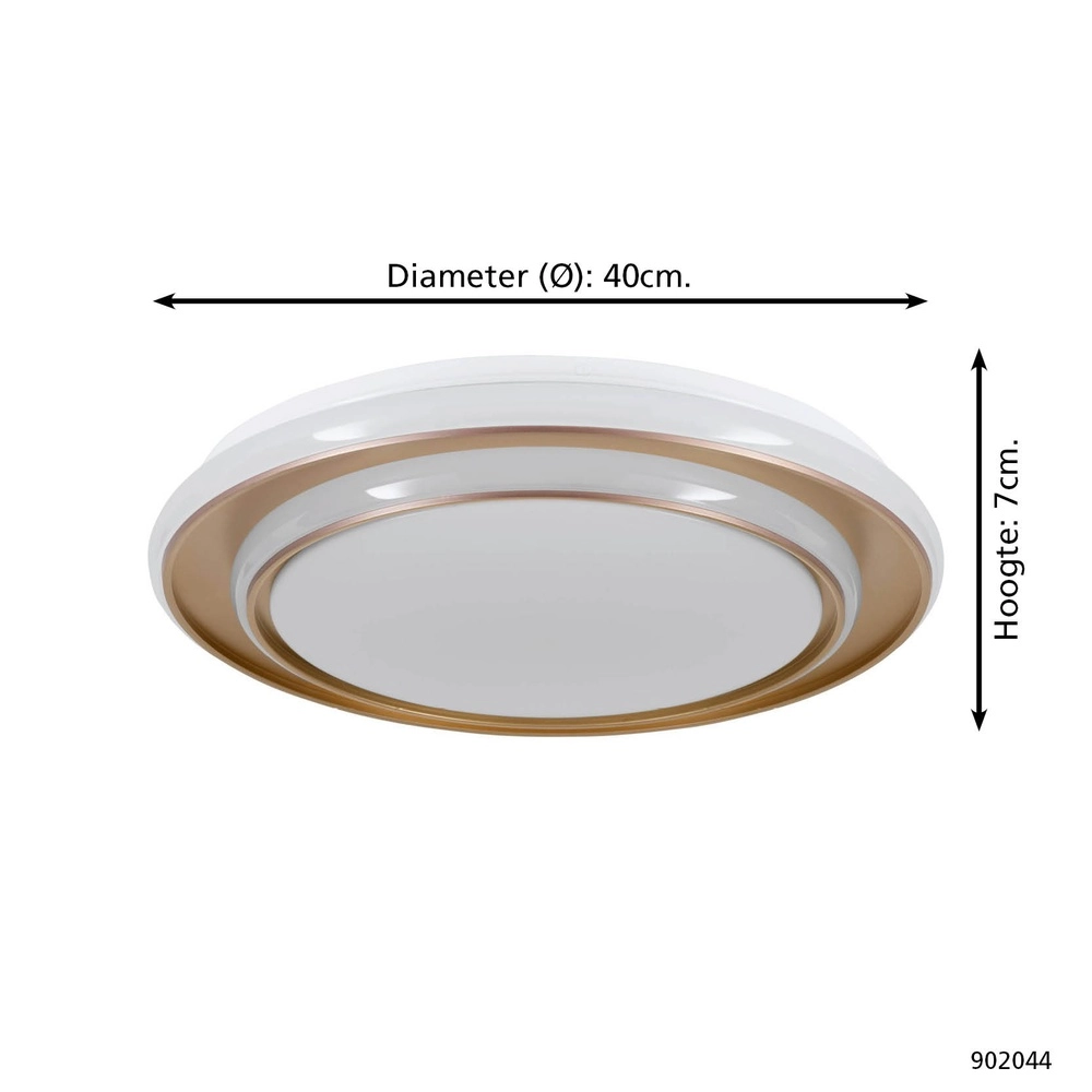 Ceiling light Moschetta gold Ø 40cm Eglo 9008606357390