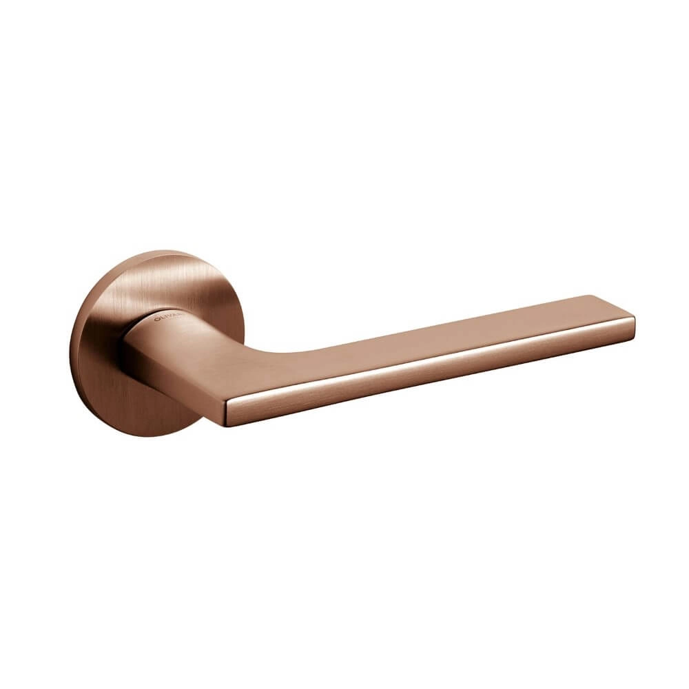 Design door handle Lotus Matte copper