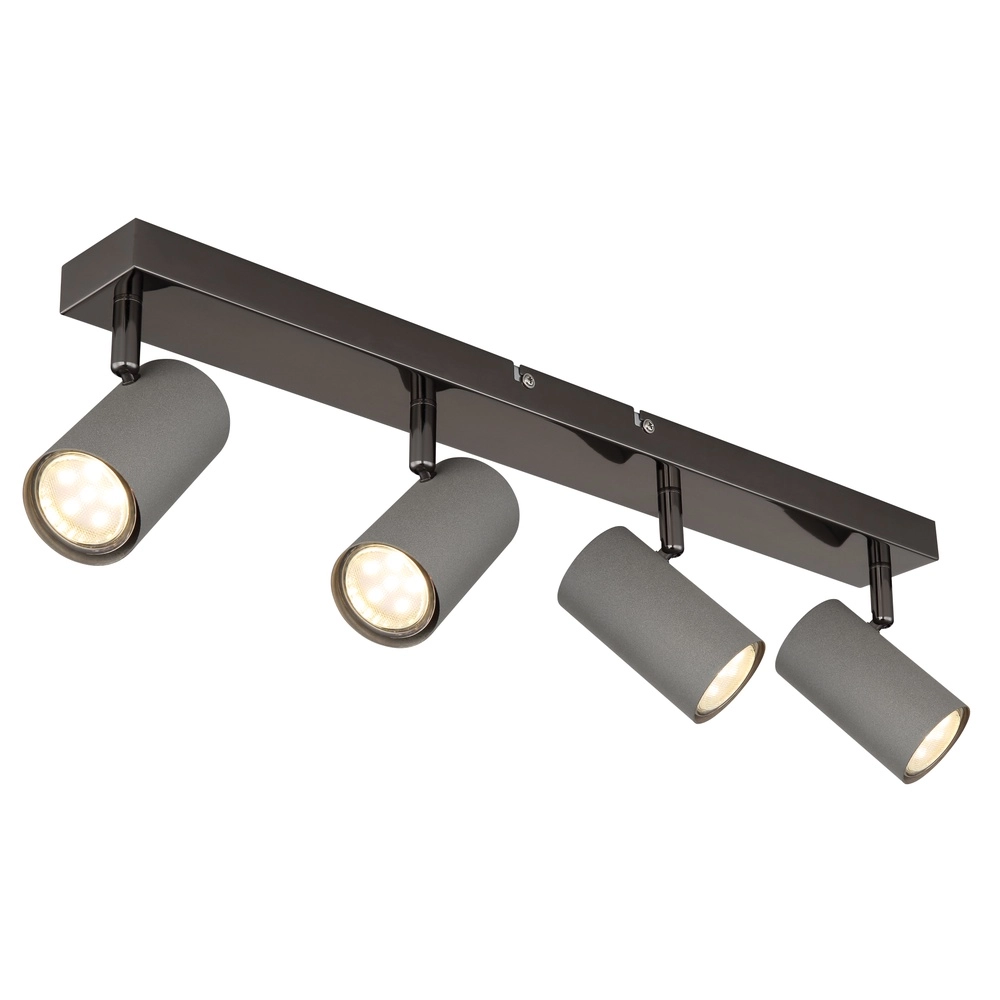 Ceiling lamp 4-lights Robby gunmetal