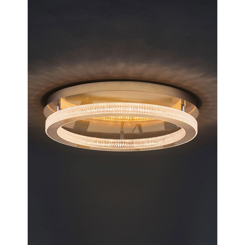 Ceiling lamp Fiore gold Ø 60cm Lyora 5212017424167