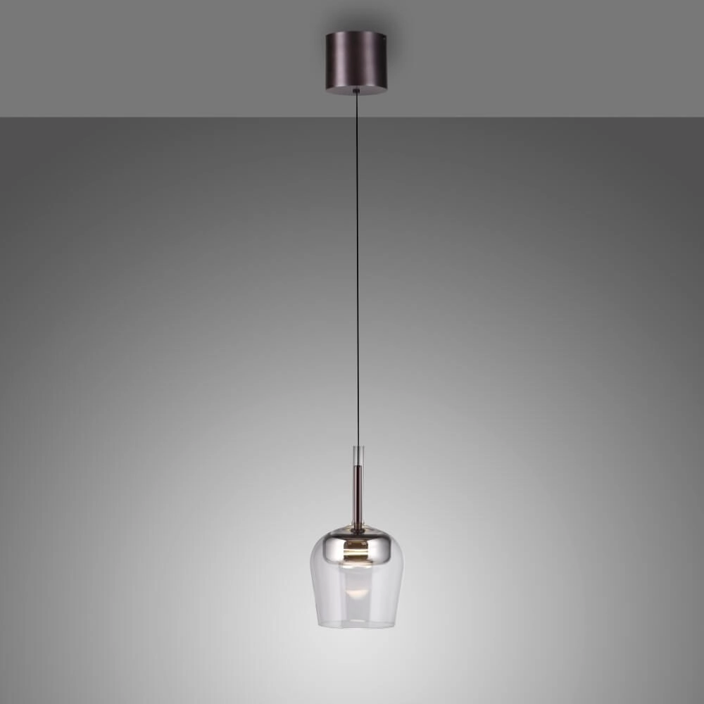 Pendant lamp Q-Kon silver Paul Neuhaus 4012248383865