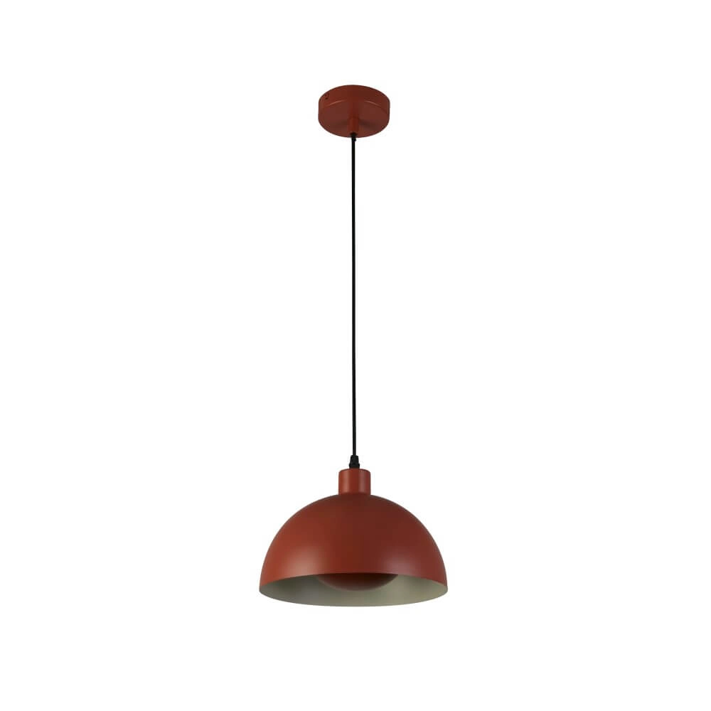 Orange pendant lamp Mars shade 31cm high Searchlight 5053423274317