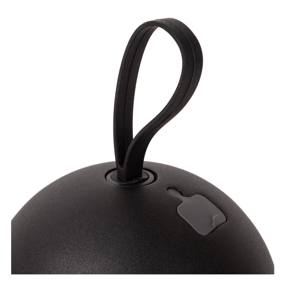 Rechargeable wall lamp Lunex Black Magnetic Lucide 5411212272409