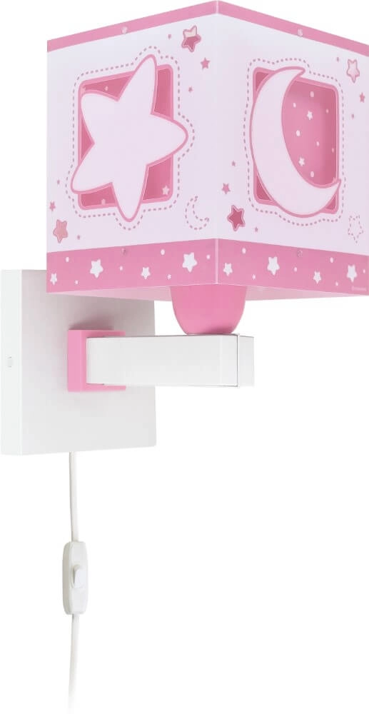 Pink wall lamp Moonlight for children's room Dalber 8420406001920