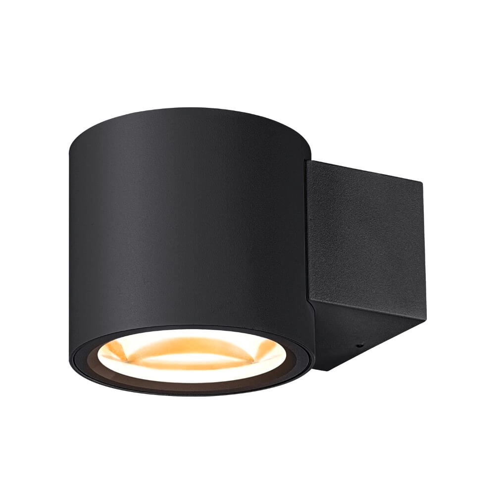 Dim-to-warm wall spot Oculus black SLV 4024163263863