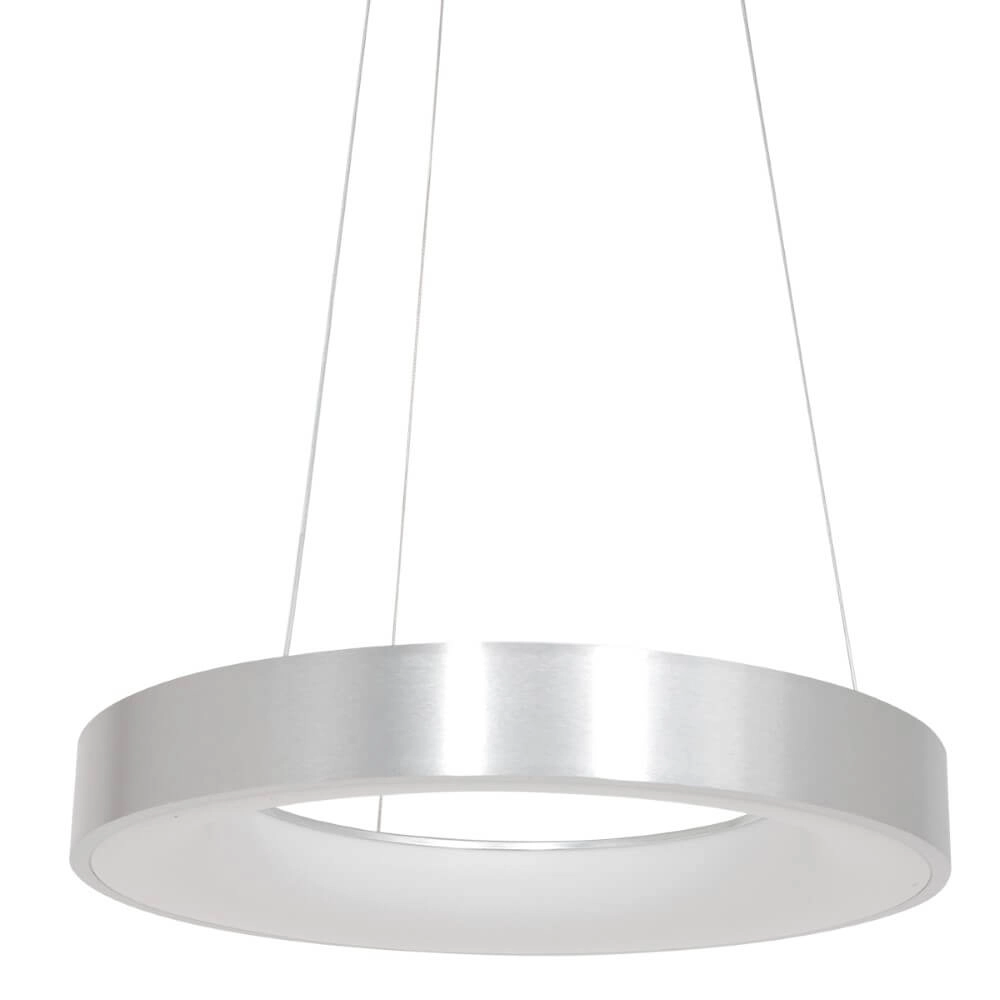 LED hanging lamp Ringlede Ø 48cm metal gray Steinhauer 8712746135213