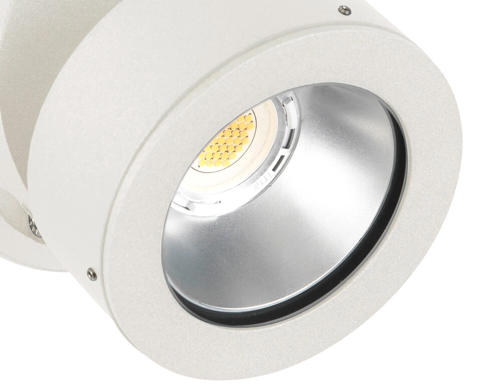 Outdoor lighting surface-mounted spotlight Growie white Albert 4007235823899