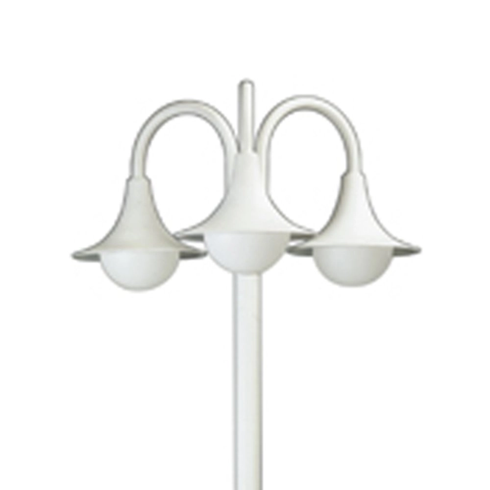 Outdoor lamppost Lanor 3-light - white Albert 4007235820737