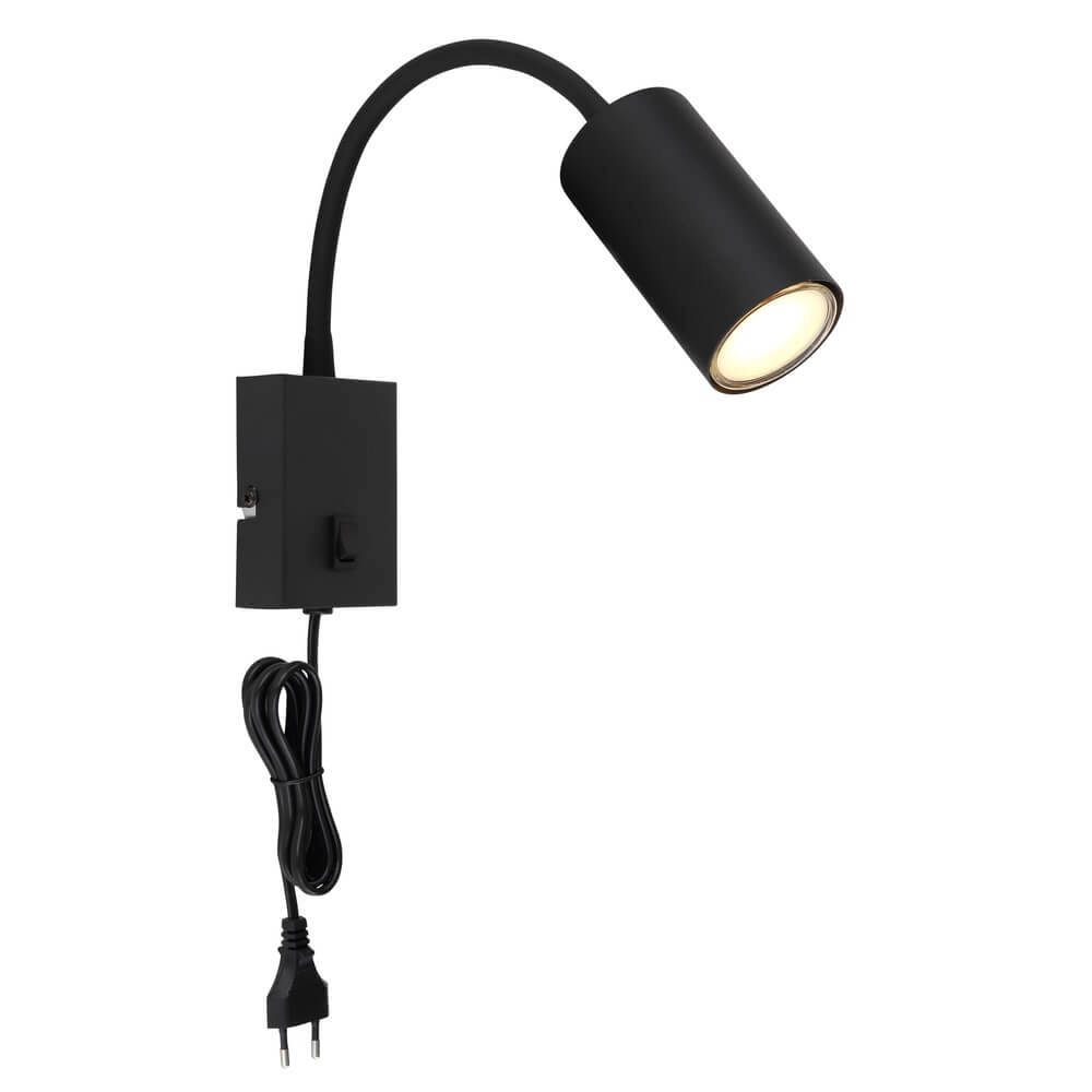 Black wall lamp Robby Globo 9007371442560