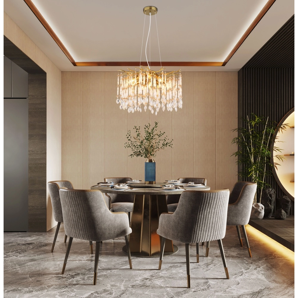 Pendant lamp Gloria Ø 60cm gold Globo 9007371569984