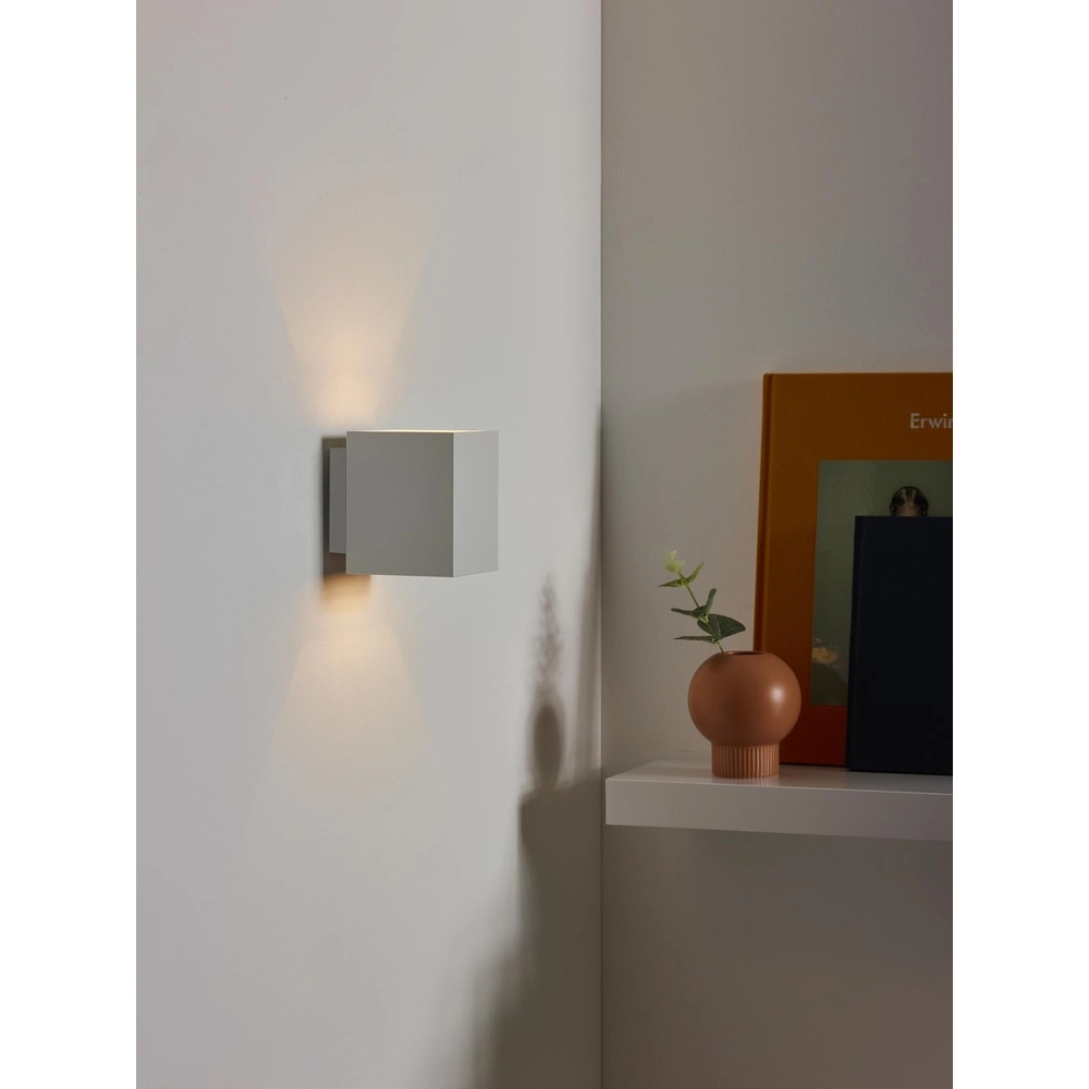 Wall lamp Xera 8cm white Lucide 5411212233677